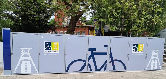 LockTec Fahrradbox am Bahnhof Bergeborbeck in Essen