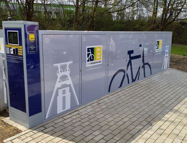 LockTec Fahrradbox am S-Bahnhof Steele Ost in Essen