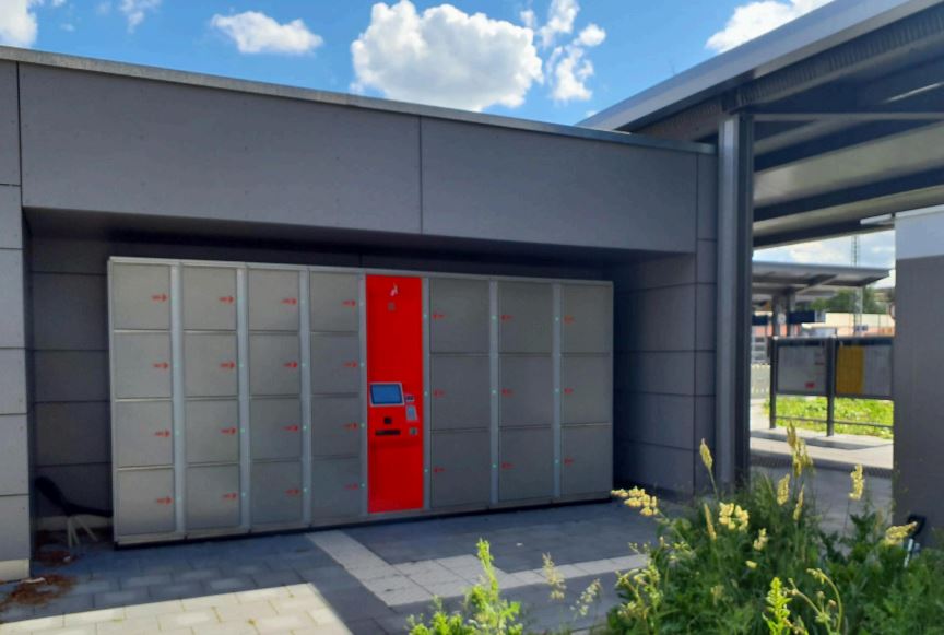 LockTec Schließfächer am Bahnhof in Ansbach
