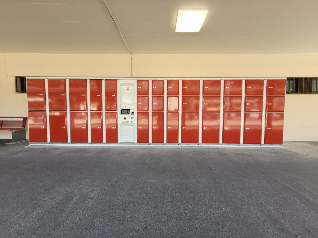 LockTec Schliessfächer am Bahnhof in Engelberg