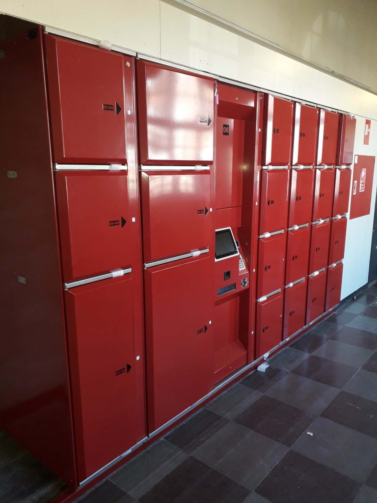 LockTec Schließfächer am Bahnhof in Esbjerg