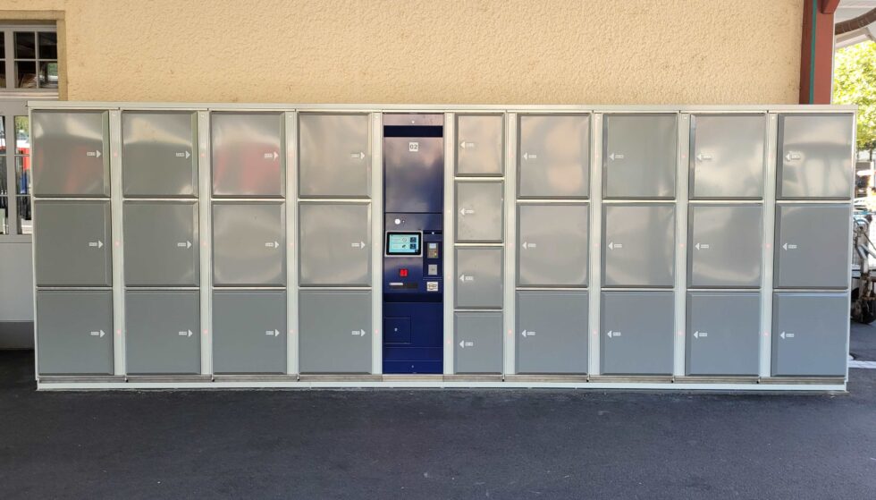 LockTec Schliessfächer am Bahnhof Interlaken Ost in Interlaken
