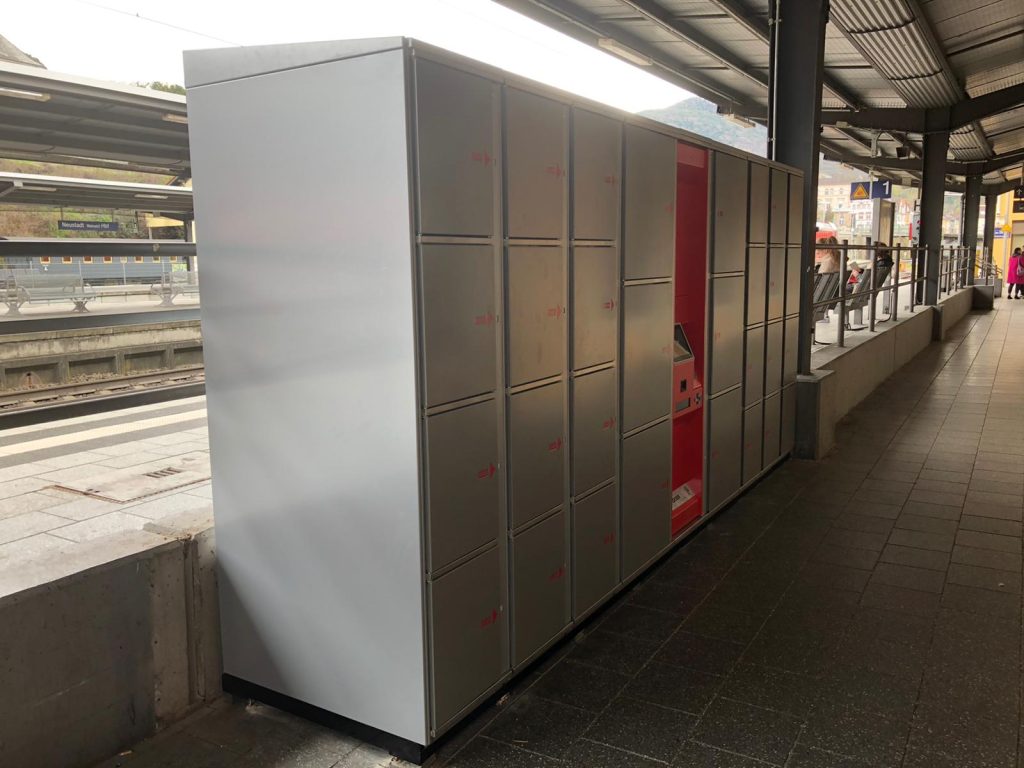 LockTec Schließfächer am Bahnhof in Neustadt (Weinstr.)