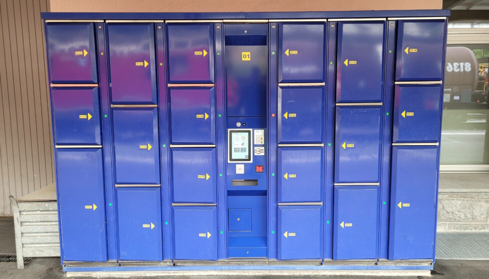 LockTec Schliessfächer am Bahnhof in Pontresina