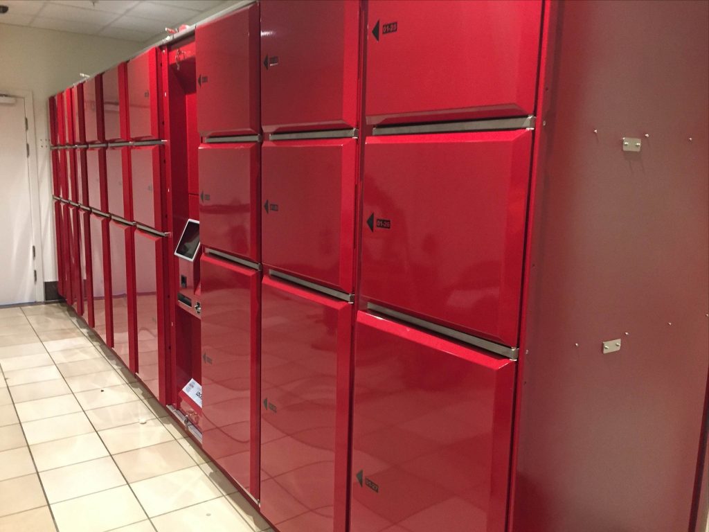 LockTec Schließfächer am Bahnhof in Silkeborg