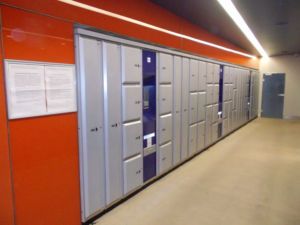 LockTec Schließfächer am Bahnhof in St. Anton am Arlberg