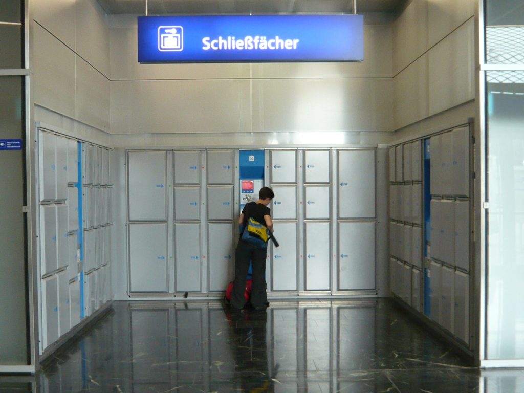 LockTec Schließfächer am Bahnhof Praterstern in Wien
