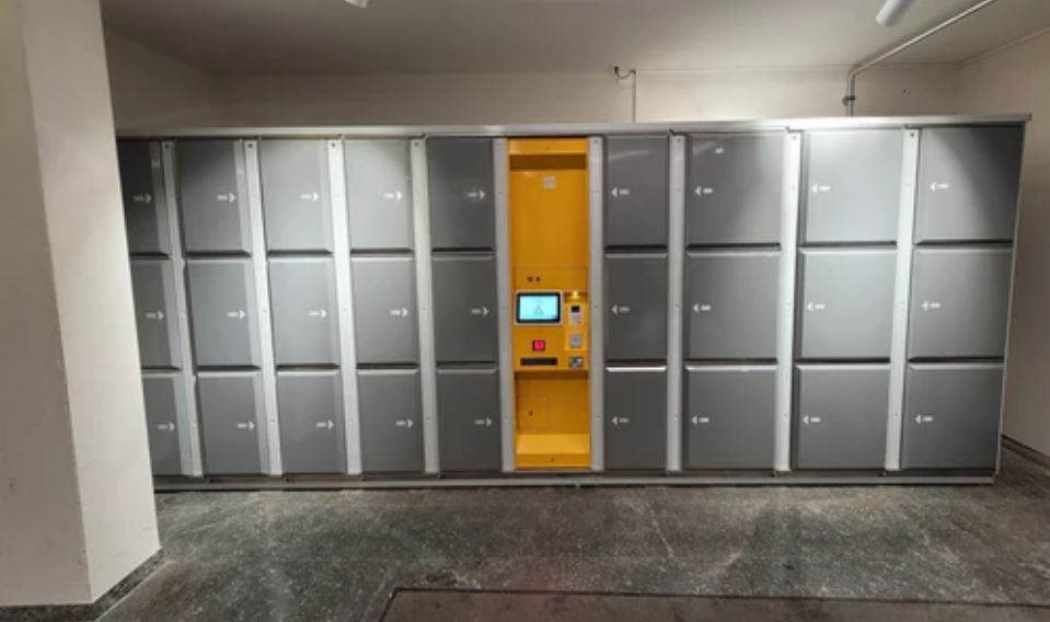 LockTec Schliessfächer im Busterminal in Saas-Fee