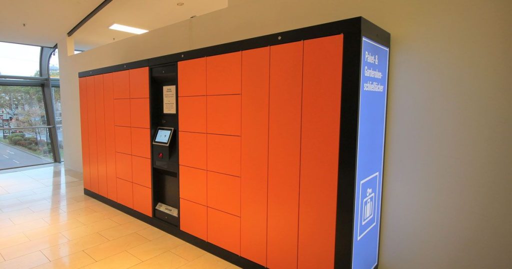 LockTec Schließfächer im Einkaufszentrum Luisenforum in Wiesbaden