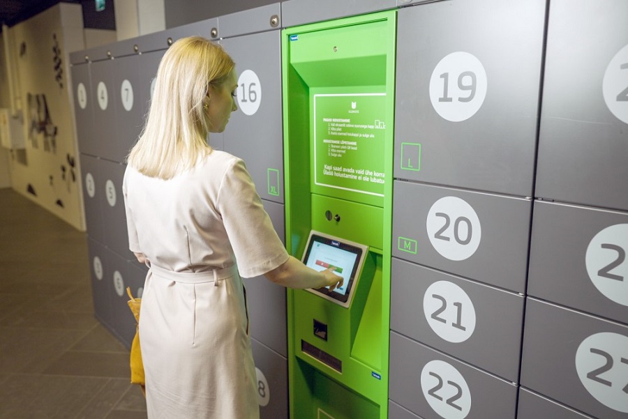 LockTec Schließfächer im Einkaufszentrum in Ülemiste