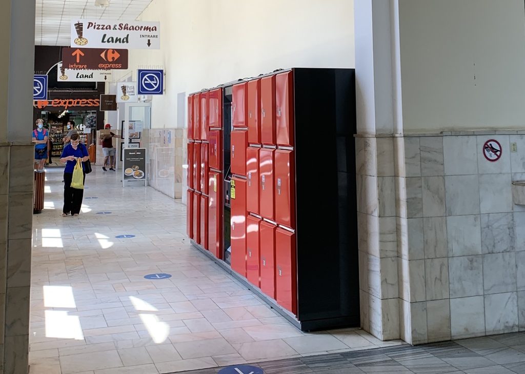 LockTec Schließfächer am Hauptbahnhof in Cluj-Napoca