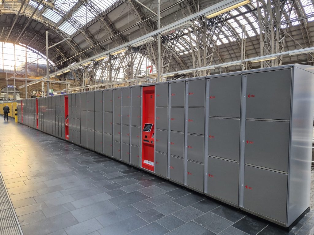 LockTec Schließfächer am Hauptbahnhof in Frankfurt am Main