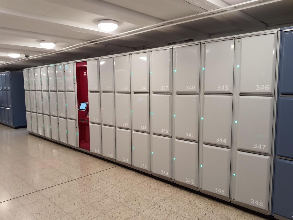 LockTec Schließfächer am Hauptbahnhof in Kopenhagen