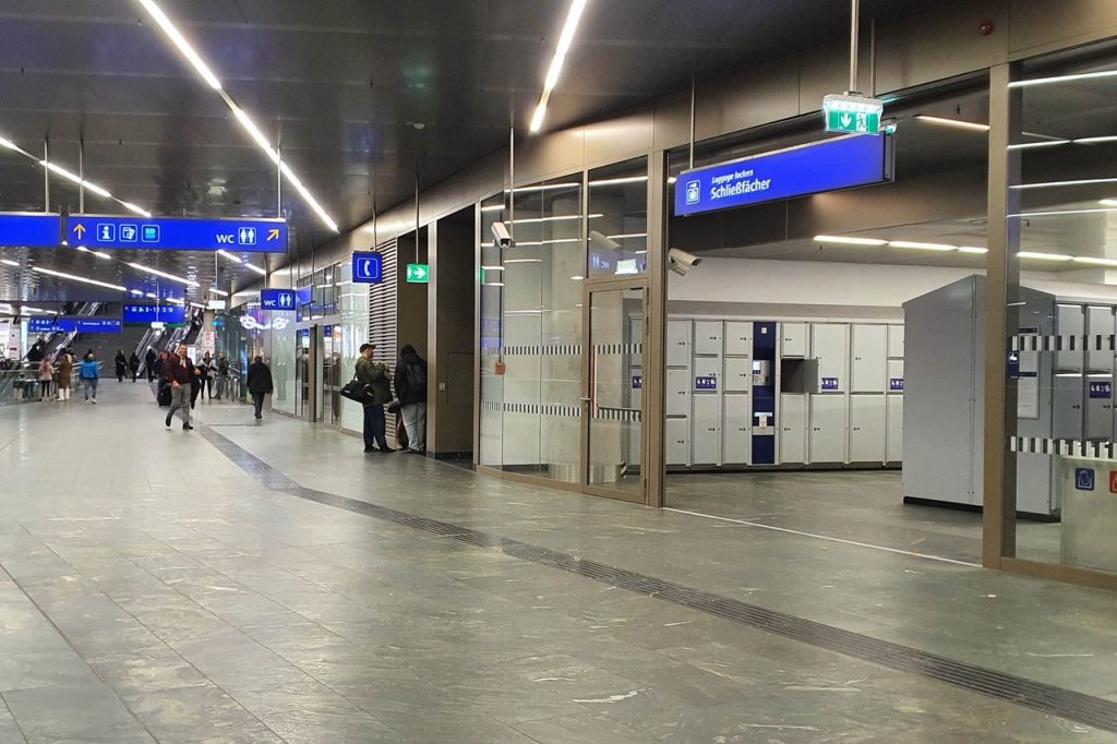 LockTec Schließfächer am Hauptbahnhof in Wien
