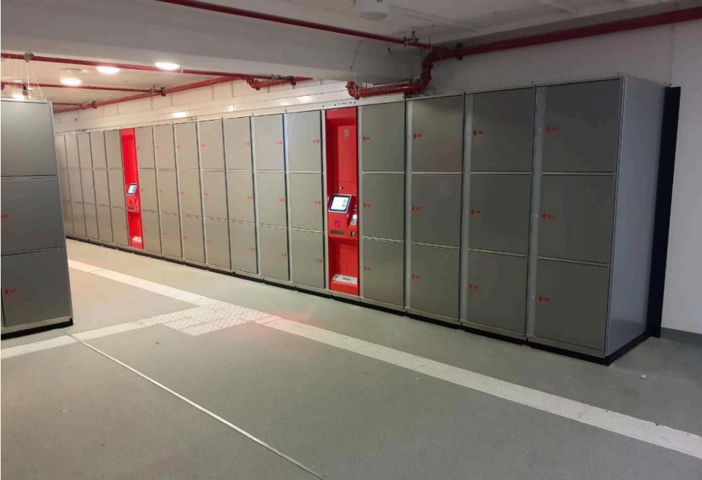 LockTec Schließfächer am Hauptbahnhof in Würzburg