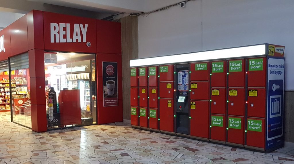 LockTec Schließfächer am Nordbahnhof in Bukarest
