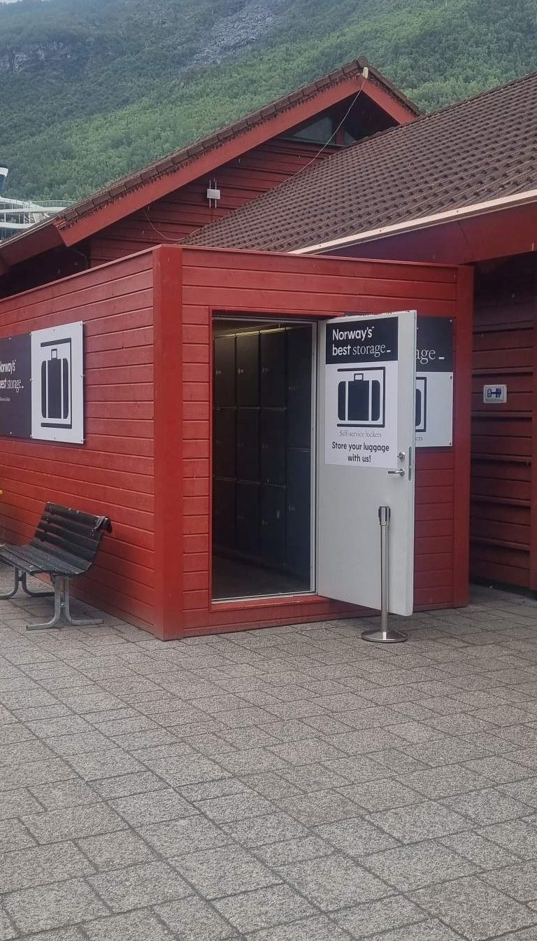 LockTec Schließfächer bei Norway's Best in Flam